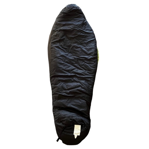 Mountain Hardware Lime Green Gray 32" x 70" Sleeping Bag Ultra Lamina 32° 24 oz - Picture 2 of 5